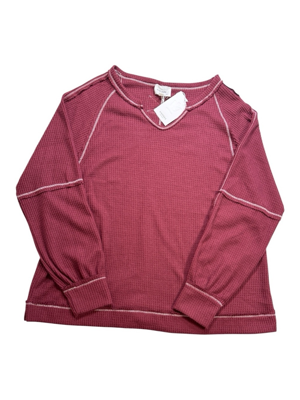 Andrée by Unit Waffle Knit Top – XL – NWT